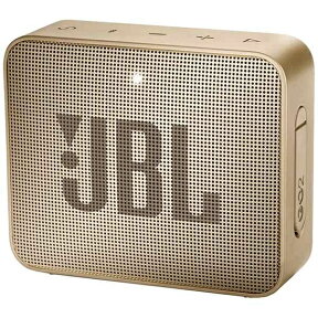 JBL｜ジェイビーエル ブルートゥーススピーカー シャンパン JBLGO2CHAMPAGNE [防水 /Bluetooth対応]【ビックカメラグループオリジナル】