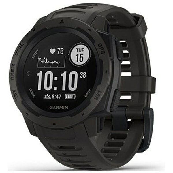 GARMIN｜ガーミン 010-02064-12 アウトドアウォッチ Instinct Graphite[100206412]