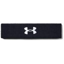 アンダーアーマー　UNDER　ARMOUR メンズ トレーニング UAパフォーマンス ヘッドバンド UA Performance Headband(ONESIZE：幅5.0cm×Black ×White)1276990-001