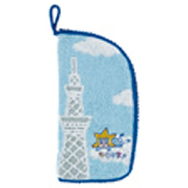 丸眞｜Marushin ファスナー付タオル 東京スカイツリー ソラカラちゃん(ソラカラみてるよ/約23cm×23cm)のサムネイル