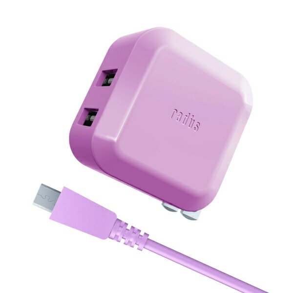 ǥradius 2Port USB AC Adapter + micro USB Cable RK-ADA01V Хå