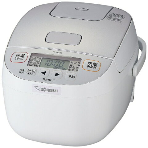 象印マホービン　ZOJIRUSHI NL-BC05-WA 炊飯器 極め炊き ホワイト [3合 /マイコン][炊飯器 一人暮らし NLBC05]