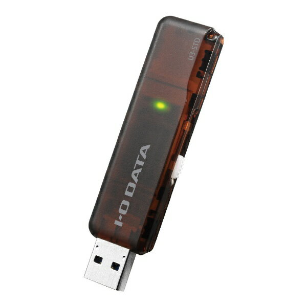 I-O DATA｜アイ・オー・データ U3-STD16GR/BR USBメモリ U3-STDRシリーズ スケルトンブラウン [16GB /USB3.1 /USB TypeA /スライド式][U3STD16GRBR]【rb_pcacc】