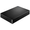 I-O DATA｜アイ・オー・データ HDPH-UT4DKR 外付けHDD ブラック 4TB ポータブル型 HDPHUT4DKR 