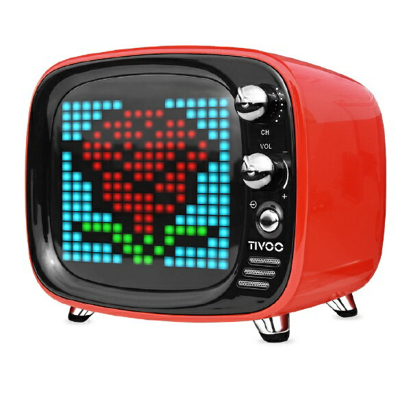 Divoom　ディブーム ブルートゥース スピーカー TIVOO RED レッド [Bluetooth対応][TIVOORED]