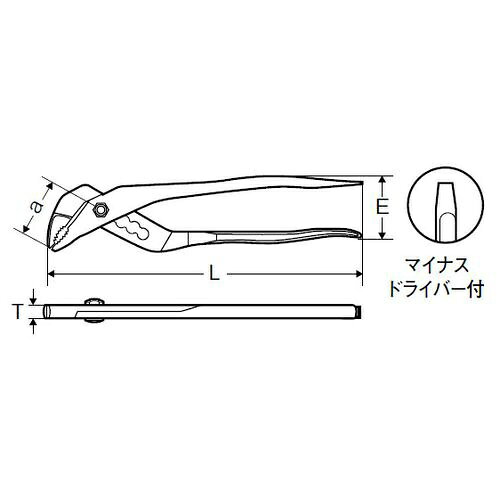 ミトロイ｜MITOLOY WPDK-250 刃付ウォーターポンププライヤ　250mm