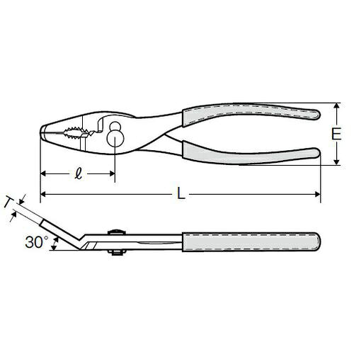 ミトロイ｜MITOLOY TPB-200 シンノーズプライヤ　ベント　200mm 2