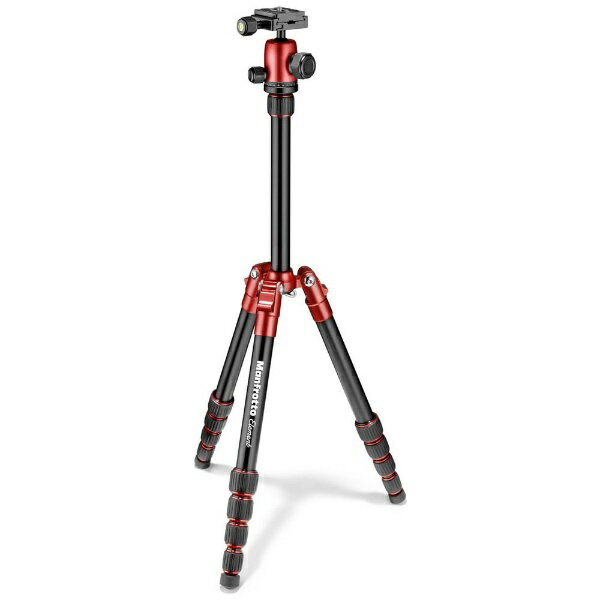 マンフロット｜Manfrotto 三脚Elementトラベル三脚 スモール レッド MKELES5RD-BH 