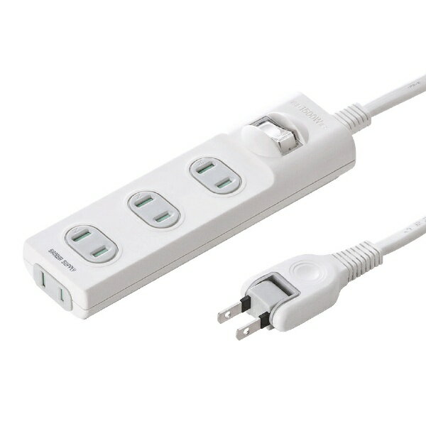 サンワサプライ｜SANWA SUPPLY 火災予防安全タップ TAP-TSH41SWN [1.0m /4個口 /スイッチ付き（一括）]..