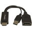 StarTech.comåƥå Ѵץ [DisplayPort ᥹ HDMI /USB-A] ֥å HD2DP 25.5cm [HDMIDisplayPort]