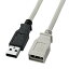 掠ץ饤SANWA SUPPLY USBĹ֥USB Aͥ-USB Aͥ᥹2m饤ȥ졼 KU-EN2Krb_ cable_cpn