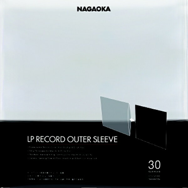楽天楽天ビック（ビックカメラ×楽天）ナガオカ｜NAGAOKA レコードジャケット保護カバー 30枚 JC30LP