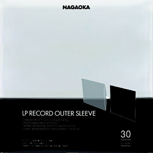 ナガオカ｜NAGAOKA レコードジャケット保護カバー 30枚 JC30LP