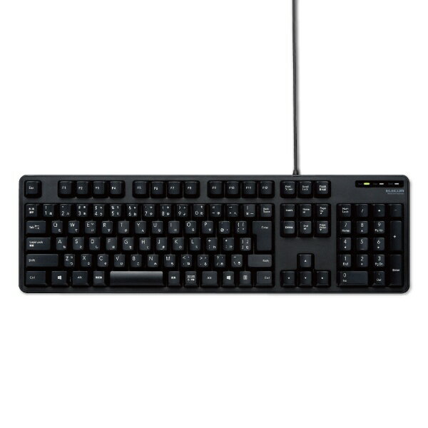 쥳ELECOM ܡ ֥å TK-FCM104XBK [ͭ /USB]rb_ keyboard_cpn