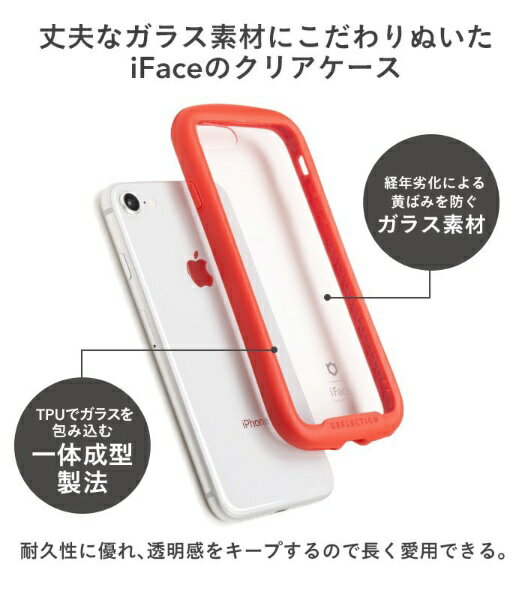 HAMEE｜ハミィ [iPhone SE 2022/SE 2020/8/7専用]iFace Reflection強化ガラスクリアケース 41-907108