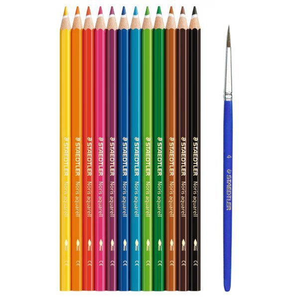 ステッドラー｜STAEDTLER 水彩色鉛筆 12色セット ノリスクラブ 144 10NC12P biccamera-12370012 楽天ビック(ビックカメラ×楽天) サンプル画像2