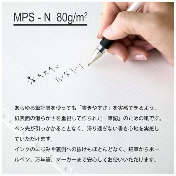 マルマン｜maruman A4 ルーズリーフ 5mm方眼罫