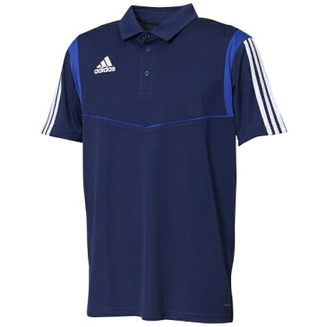 アディダス　adidas サッカーウェア TIRO19 ポロシャツ メンズ Oサイズ (ダークブルー/ボールドブルー/ホワイト) FJU30