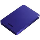 BUFFALO｜バッファロー HD-PGF1.0U3-BLA 外付けHDD ブルー 1TB /ポータブル型 HDPGF1.0U3BLA