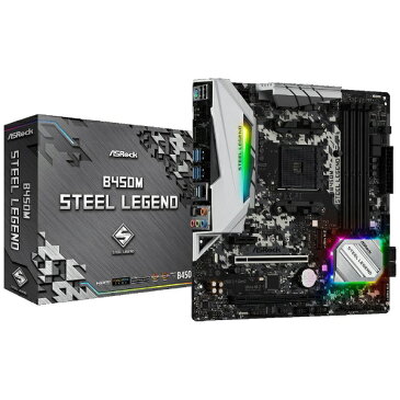 ASROCK　アスロック マザーボード　B450M Steel Legend [MicroATX /Socket AM4]