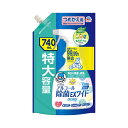 アース製薬｜Earth ヘルパータスケ らくハピ アルコール除菌EXワイド つめかえ 740mL