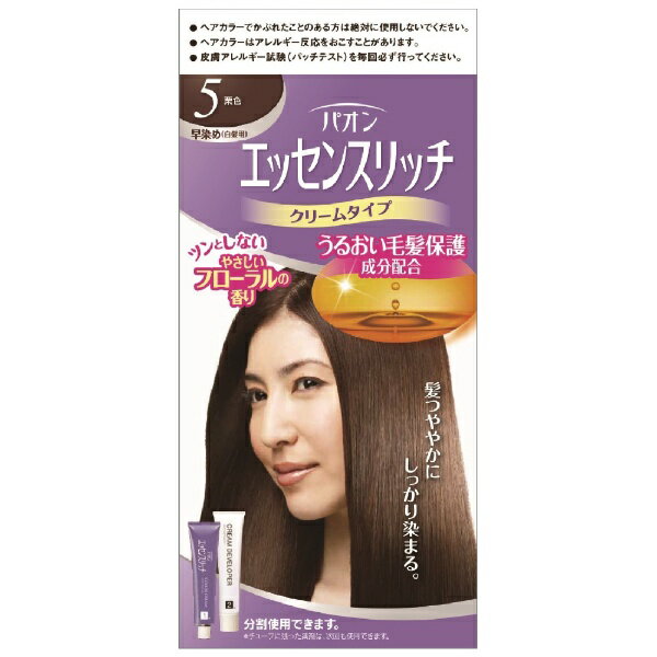 シュワルツコフヘンケル｜Henkel Japan パオン エッセンスリッチ クリームタイプ 5 栗色 1剤40g+2剤40g〔カラーリング剤〕