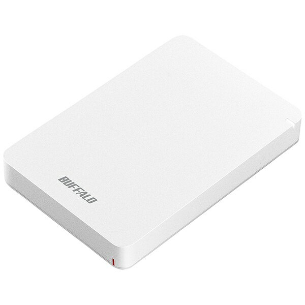 BUFFALO｜バッファロー HD-PGF2.0U3-BWHA 外付けHDD ホワイト 2TB /ポータブル型 HDPGF2.0U3BWHA