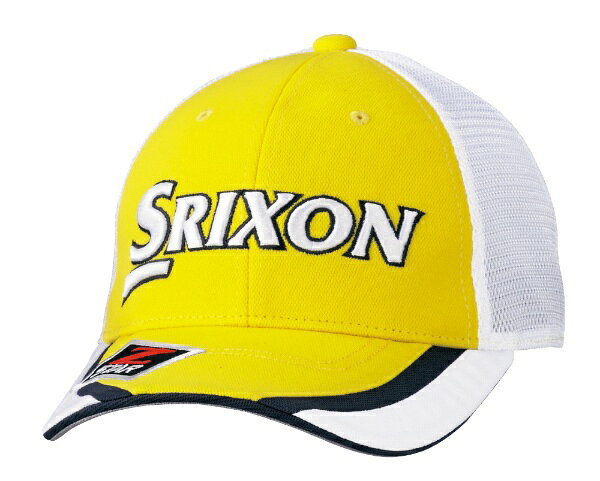 ダンロップ スリクソン｜DUNLOP SRIXON ゴルフ キャップ スリクソン 水冷メッシュキャップ(フリーサイズ：56〜60cm/イエロー)SMH9133X