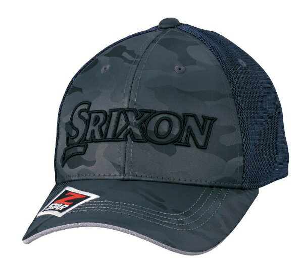ダンロップ スリクソン｜DUNLOP SRIXON ゴルフ キャップ スリクソン カモフラージュ柄 メッシュキャップ(フリーサイズ：56〜60cm/グレー) SMH9138X【ツアープロレプリカモデル】