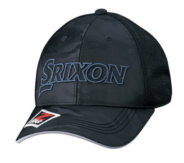 ダンロップ スリクソン｜DUNLOP SRIXON ゴルフ キャップ スリクソン カモフラージュ柄 メッシュキャップ(フリーサイズ：56〜60cm/ブラック) SMH9138X【ツアープロレプリカモデル】