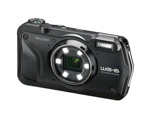 リコー　RICOH WG-6 コンパクトデジタルカメラ ブラック [防水+防塵+耐衝撃][WG6BK]