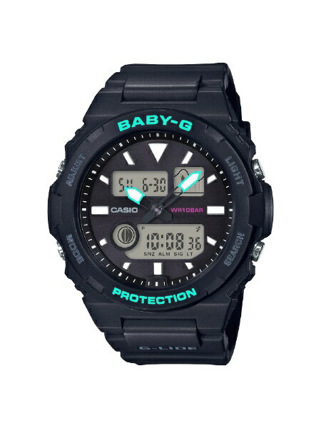 カシオ｜CASIO BABY-G（ベイビーG） 「G-LIDE（Gライド）」 BAX-100-1AJF【国内正規品】