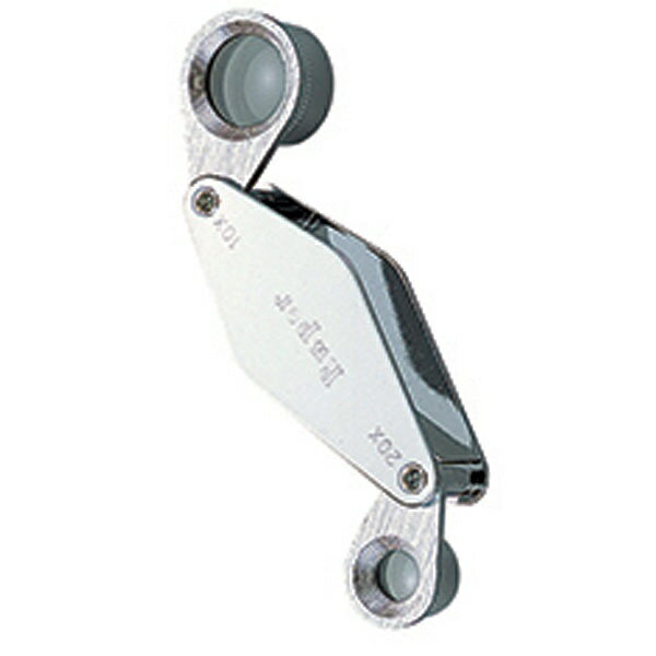 シンワ測定｜Shinwa Rules シンワ測定 ルーペC高倍率収納型2枚10倍20倍 A764-75523