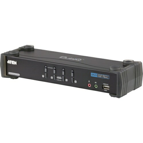 ATEN｜エーテン ATEN KVMPスイッチ 4ポート ／ DVI ／ デュアルリンク ／ USB2．0ハブ搭載 CS1784A