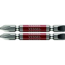 ベッセル|VESSEL ベッセル 剛彩ビット 2本組 (両頭コンビ) +2/−6×65mm GS142665