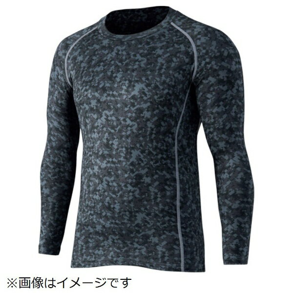 ■動きやすい軽量性、極めて高い保温力が冬場の作業を強力にサポートします。■肌触りがよく保温効果の高い微細裏起毛（レイズドファブリック）を使用しています。■ダブつきがなく肌に密着するので、適度な圧力が身体をサポートします。【用途】・工場現場での作業に。・冬場・寒冷地での作業全般に。【仕様】・色： 迷彩・サイズ： LL・身長（cm）： 175〜185・適応胸囲（cm）： 104〜112・適応胸囲（cm）： 104〜112・微細裏起毛、ストレッチ生地・吸汗速乾加工、遠赤外線加工