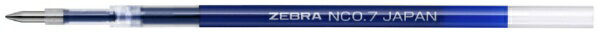 ゼブラ｜ZEBRA エマルジョン ボールペン替芯 NC-0.7芯 青 RNC7-BL [0.7mm /エマルジョンインク]