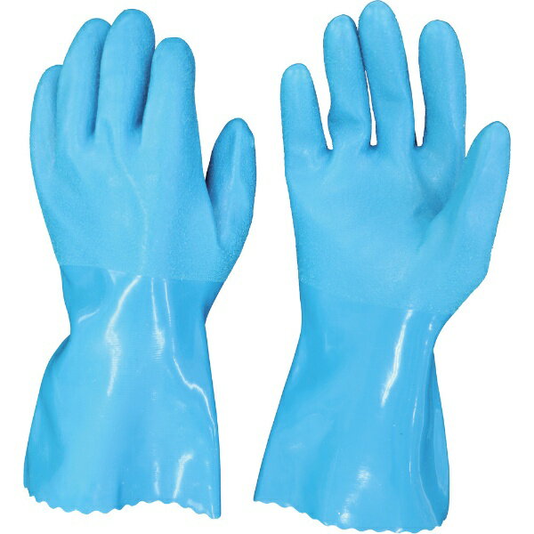 ミエローブ 塩化ビニール手袋 ハイブリッド M ブルー NO.500M