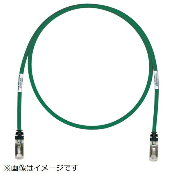 パンドウイット｜PANDUIT パンドウイット CAT6A／CAT6 シールドパッチコード 5m 緑 STP6X5MGR