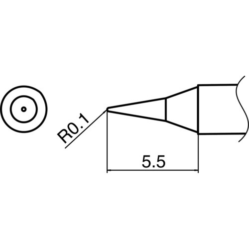 白光｜HAKKO 白光　こて先　I型 T35-03I