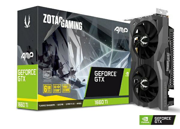 ZOTAC｜ゾタック ZOTAC GAMING GeForce GTX 1660 Ti AMP 6GB GDDR6 [6GB]【バルク品】 [ZTGTX1660TI6GBAMP]