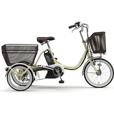 ヤマハ YAMAHA 【電動アシスト付き】18/16型 電動アシスト自転車 PAS ワゴン(アイボリー/内装3段変速) PA16W【2019年モデル】【組立商品につき返品不可】 【代金引換配送不可】