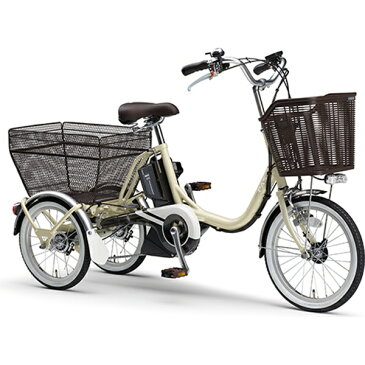 ヤマハ YAMAHA 【電動アシスト付き】18/16型 電動アシスト自転車 PAS ワゴン(アイボリー/内装3段変速) PA16W【2019年モデル】【組立商品につき返品不可】 【代金引換配送不可】