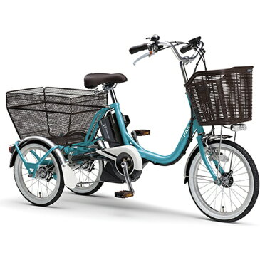 ヤマハ YAMAHA 【電動アシスト付き】18/16型 電動アシスト自転車 PAS ワゴン(エスニックブルー/内装3段変速) PA16W【2019年モデル】【組立商品につき返品不可】 【代金引換配送不可】