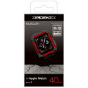エレコム　ELECOM Apple Watch 40mm ZEROSHOCKケース レッド AW-40ZERORD[AW40ZERORD]