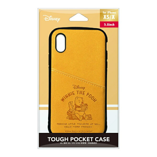 PGA iPhone Xs/X用 タフポケットケース PG-DCS682POO くまのプーさんのサムネイル