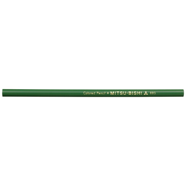三菱鉛筆｜MITSUBISHI PENCIL 色鉛筆 880 単色 緑 K880.6