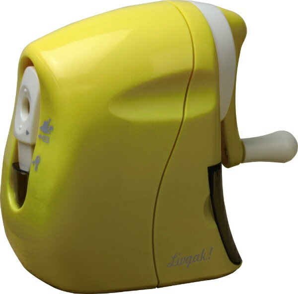 ソニック｜sonic かるハーフ リビガク 手動鉛筆削り イエロー LV-8070-Y [手動タイプ][LV8070Y]