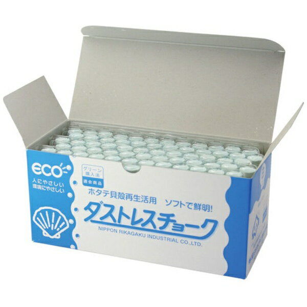 日本理化学工業|Nihon Rikagaku Industry ダストレスチョーク 72本入 白 DCC-72-W