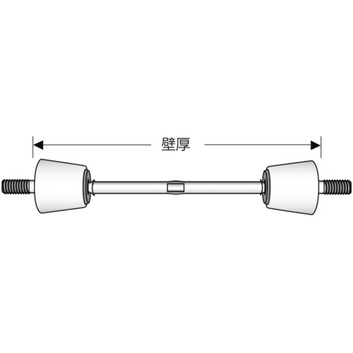 �ȥ饹���滳��TRUSCO NAKAYAMA TRUSCO��W3��8�����ѥ졼������B����500mm��10���� SPB-500-W3/8
